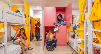 goSTOPS Mcleodganj Mall Road Room Type - Bed in 8 Bed Mixed Dormitory Room with Balcony and Ensuite Bathroom goSTOPS Mcleodganj Mall Road Room Type - Bed in 8 Bed Mixed Dormitory Room with Balcony and Ensuite Bathroom