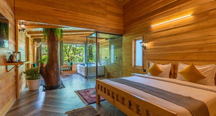 Echor Malusara Lakeview Retreat Bhimtal Room Type - Duplex Jacuzzi Suite (Lake View) (AC Room) Echor Malusara Lakeview Retreat Bhimtal Room Type - Duplex Jacuzzi Suite (Lake View) (AC Room)