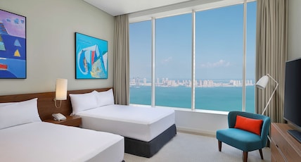 Aleph Doha Residences, Curio Collection by Hilton Room Type - TWO BEDROOM SUITE SEA VIEW Aleph Doha Residences, Curio Collection by Hilton Room Type - TWO BEDROOM SUITE SEA VIEW