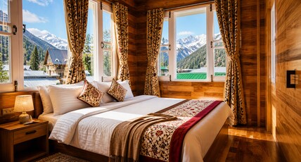 Pine Tree Resort Gurez Room Type - Deluxe Room With Valley View