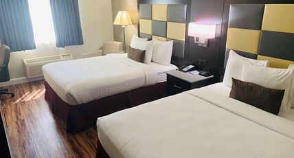 SureStay Plus Hotel by Best Western Redding Room Type - 2 Queen Beds, Non-Smoking, Pet Friendly Room, Desk, Microwave And Refrigerator, High Speed Internet SureStay Plus Hotel by Best Western Redding Room Type - 2 Queen Beds, Non-Smoking, Pet Friendly Room, Desk, Microwave And Refrigerator, High Speed Internet