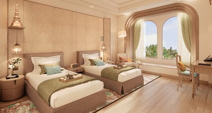 Taj Ganges, Varanasi Room Type - Luxury Room Pool View Twin Room