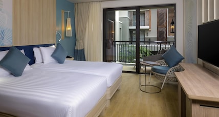 Mercure Samui Chaweng Tana Hotel - SHA Plus Room Type - Deluxe Room with 2 Single Beds Pool View Beach Wing Mercure Samui Chaweng Tana Hotel - SHA Plus Room Type - Deluxe Room with 2 Single Beds Pool View Beach Wing