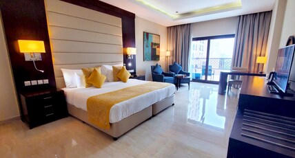 Al Bahar Beach Resort & Hotel Apartments Room Type - Deluxe Room King Sea View