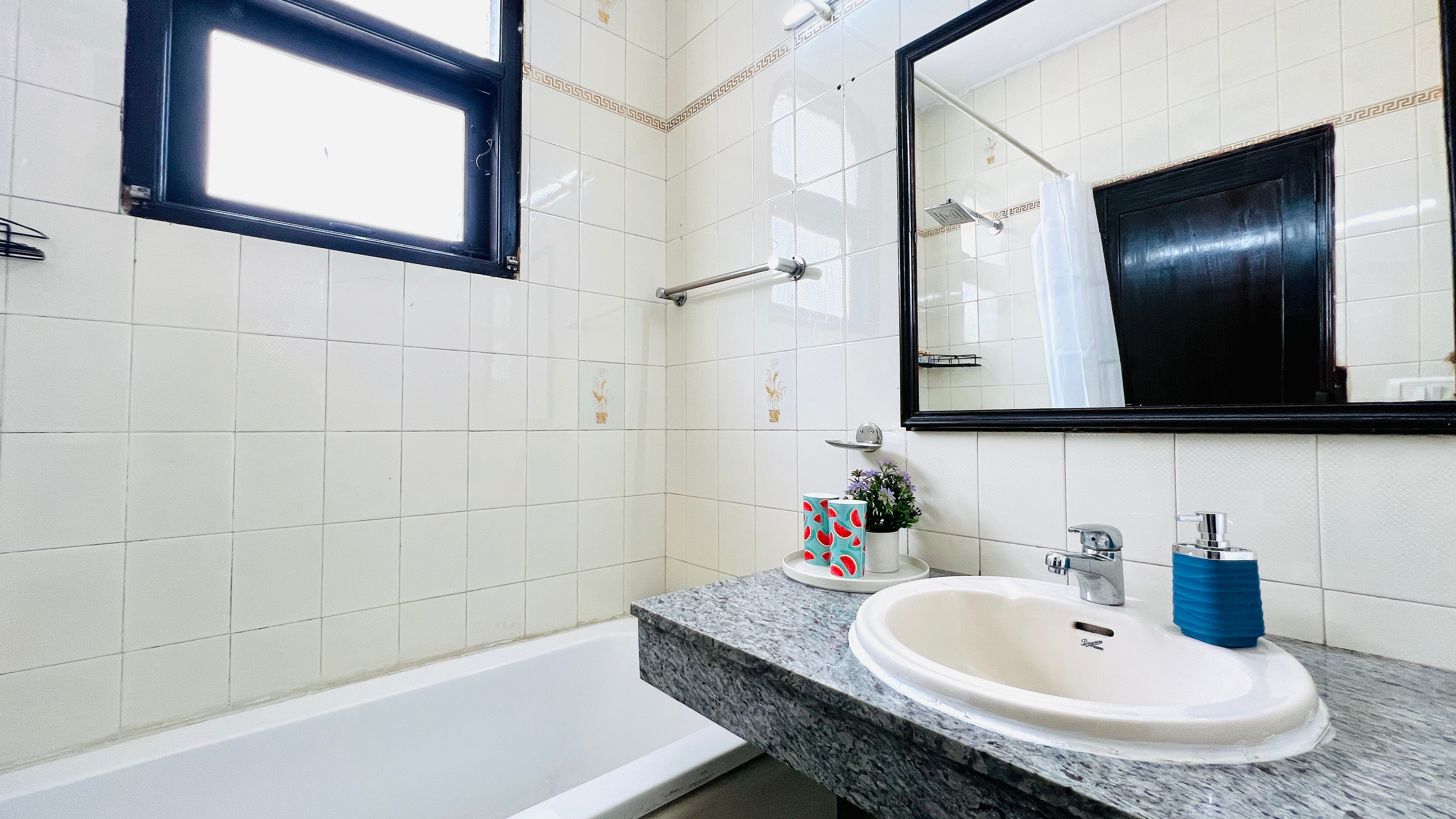 BluO Studio - Defence Colony, Kitchen, BathTub - Tap to explore photos