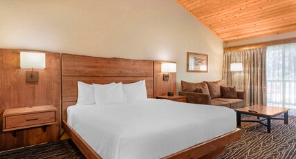 Best Western Ponderosa Lodge Room Type - 1 King Bed, Non-Smoking, High Speed Internet Access, Sofabed, Microwave And Refrigerator, Hairdryer,