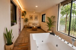 Spacious 4BHK Getaway with Round Pool