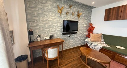 House of Ridhima: Luxury Apartments at Satya Elements Room Type - Executive Jacuzzi Suite 1BHK With Balcony