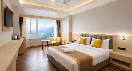 Hotel Mid Town (2 min to walk MG Marg) Room Type - Comfort Room with Mountain View