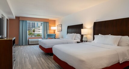 Hilton Garden Inn Daytona Beach Oceanfront Room Type - 2 QUEEN BEDS
