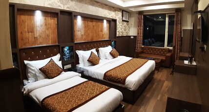 Hotel Chintpurni International (2 mins Drive to Railway Station) Room Type - Triple Bedded Room