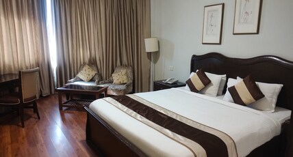 Luxera Hotel - Adjacent to Arjangarh Metro Station Room Type - Deluxe Room Luxera Hotel - Adjacent to Arjangarh Metro Station Room Type - Deluxe Room