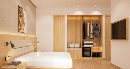 Palette Hotel & Convention Centre by CheckIn, Millennium City Gurugram Room Type - Deluxe Twin Room with Balcony