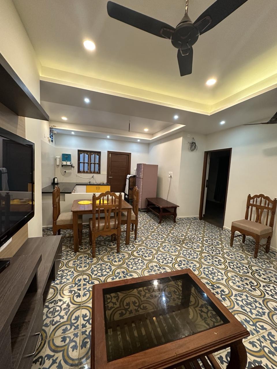 Serene Villa Charming 2BHK Villa with Roof Swing Cozy Balcony - Tap to explore photos