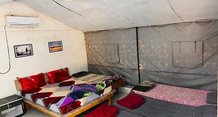 Krishna Farm House Room Type - Deluxe AC Tent