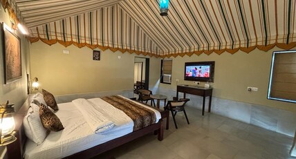 Jawai Bera Leopard Camp | Tents & Restaurant Room Type - Luxury Cottage