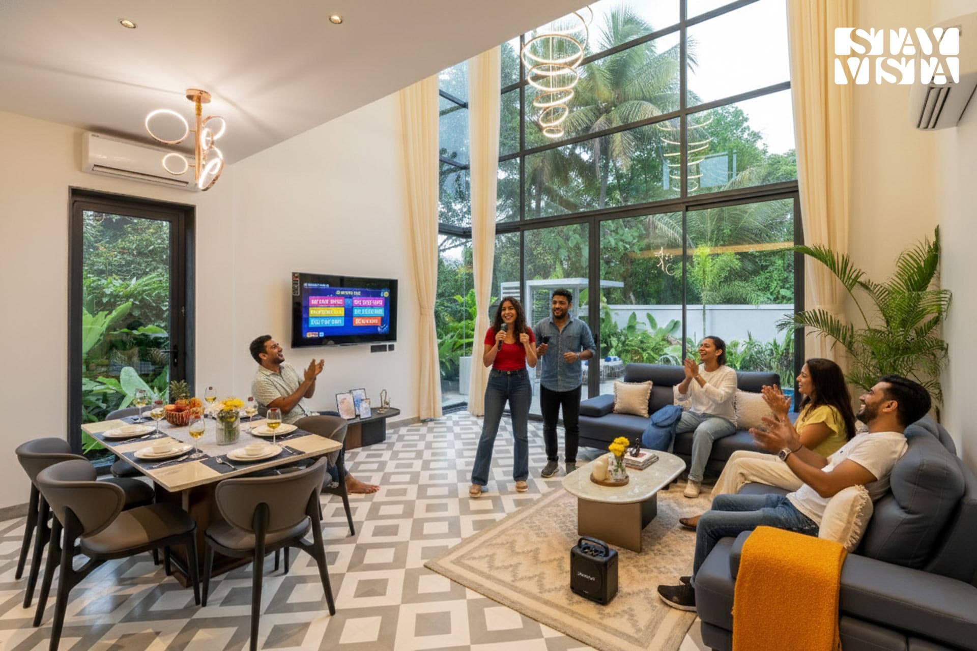 StayVista at Casa Joe with Pool, Bathtub & Complimentary E-Bikes - Tap to explore photos