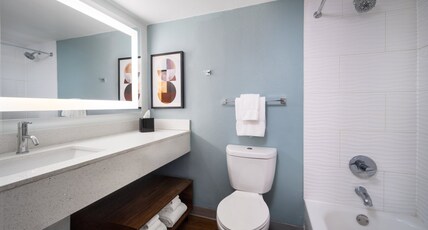 Aggieland Boutique Hotel Room Type - 2 Queen Standard Bath Shower Combination