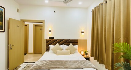 Shri Radha kripa dham Room Type - Deluxe Double bed AC room