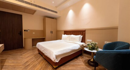 The Eco Satva Ayodhya Room Type - Deluxe King Room with Pool View