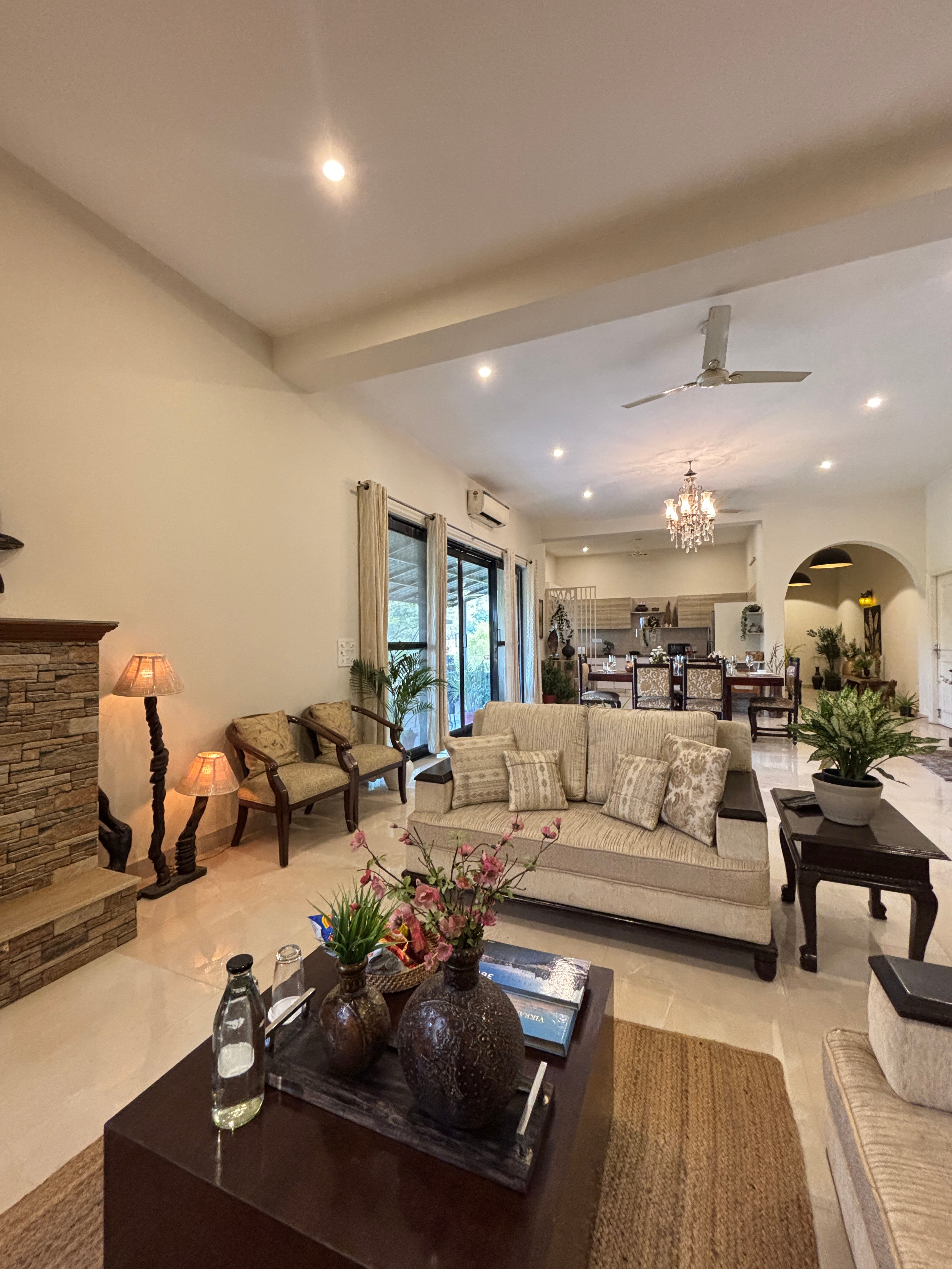 Alaya Stays Dacha 3 BHK with Jacuzzi & Outdoor Bar - Tap to explore photos