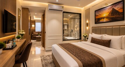 Hotel Curio IGI Delhi Airport By Tranquil Group Room Type - King Suite with Bathtub Hotel Curio IGI Delhi Airport By Tranquil Group Room Type - King Suite with Bathtub