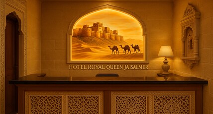 Hotel Royal Queen Room Type - Super Deluxe Suite Room with Fort View Hotel Royal Queen Room Type - Super Deluxe Suite Room with Fort View