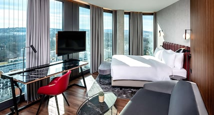 Radisson Blu Hotel at Porsche Design Tower Stuttgart Room Type - Junior Suite