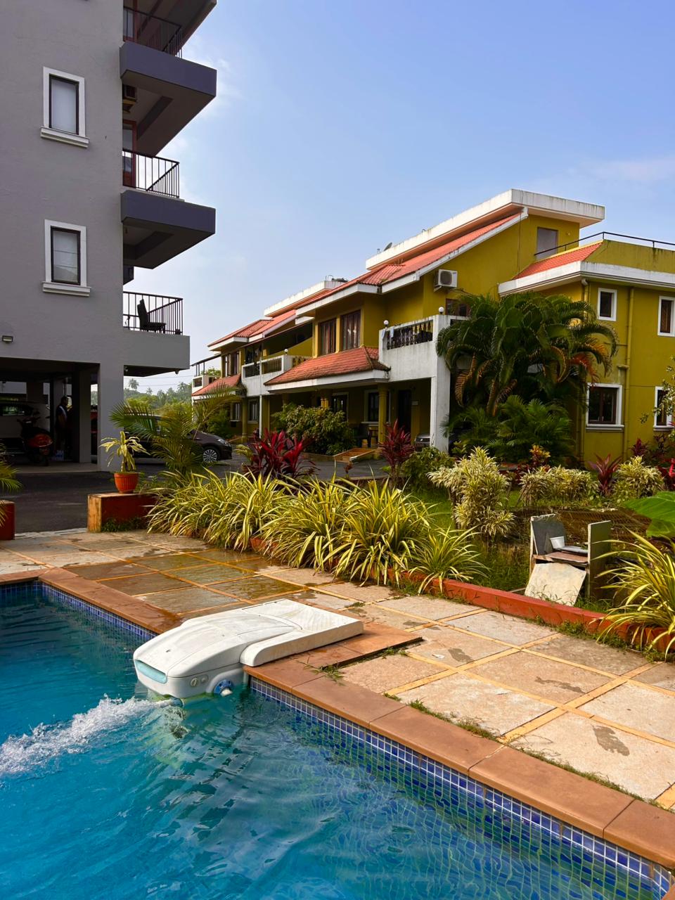 Marvella Serenity 2bhk with shared Pool in Arpora - Tap to explore photos