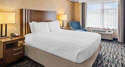 Best Western Plus Pitt Meadows Inn & Suites Room Type - Accessible - 1 Queen, Mobility Accessible, Communication Assistance, Roll In Shower, Non-Smoking, Fu