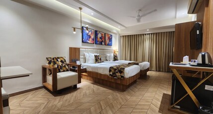 Hotel Accolade Room Type - Deluxe Room(Unmarried couple & locals are not allowed)