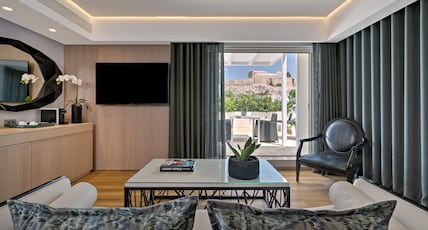 DIVANI PALACE ACROPOLIS Room Type - ACROPOLIS TERRACE SUITE DIVANI PALACE ACROPOLIS Room Type - ACROPOLIS TERRACE SUITE