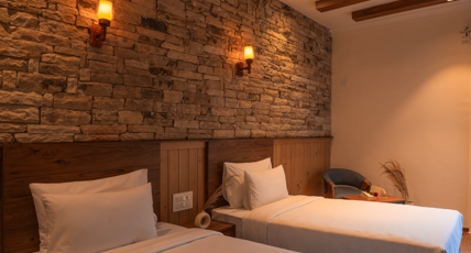 Moustache Bhimtal Luxuria,Nainital Room Type - Deluxe Twin Room Non-AC