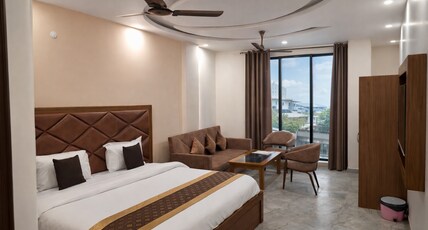 Hotel aroma crown Room Type - LUXURY ROOM WITH CITY VIEW