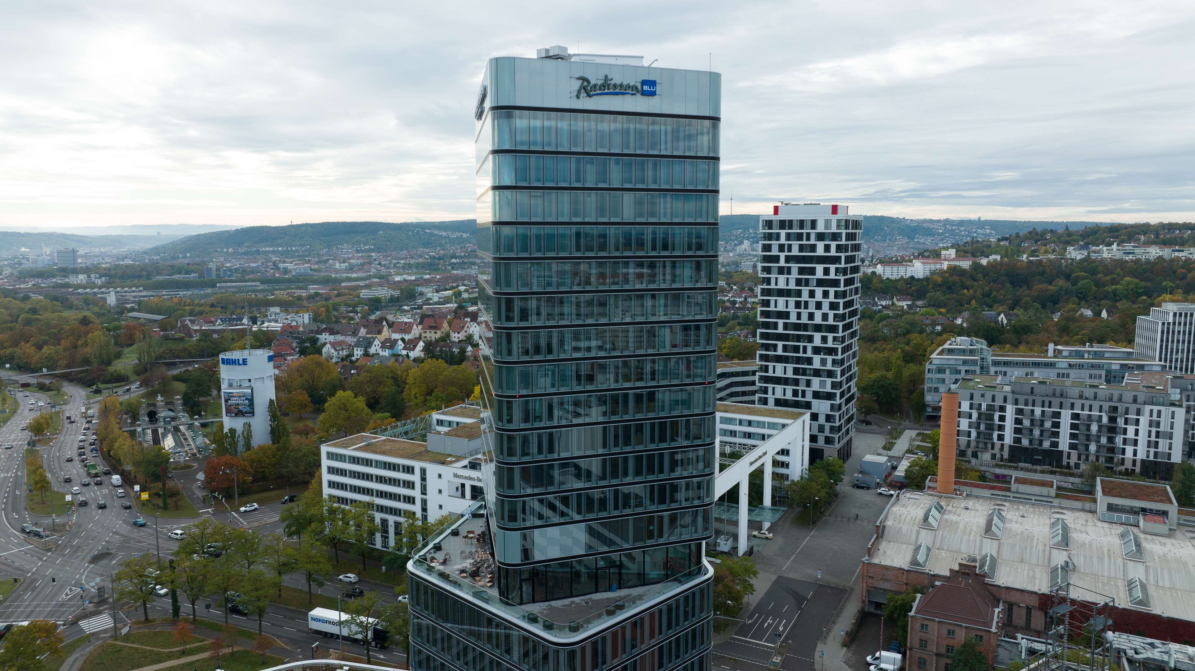 Radisson Blu Hotel at Porsche Design Tower Stuttgart - Tap to explore photos