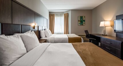 Best Western Laval-Montreal Room Type - 2 Queen Beds, Non-Smoking, Refrigerator, Coffee Maker, Wood Floor, Shower Only, Work Desk, Full Brea Best Western Laval-Montreal Room Type - 2 Queen Beds, Non-Smoking, Refrigerator, Coffee Maker, Wood Floor, Shower Only, Work Desk, Full Brea