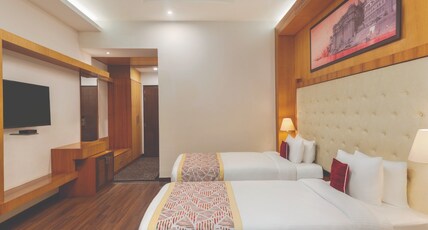 Ramada by Wyndham Varanasi Katesar Room Type - 2 Twin Beds Mobility Accessible Room, Non-Smoking Ramada by Wyndham Varanasi Katesar Room Type - 2 Twin Beds Mobility Accessible Room, Non-Smoking
