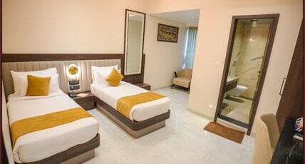 Hotel Surabhi Room Type - SUPER DELUXE TWIN BED ROOM Hotel Surabhi Room Type - SUPER DELUXE TWIN BED ROOM