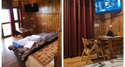 Lal Bangla Room Type - Deluxe Double Room with Balcony ID : FF103