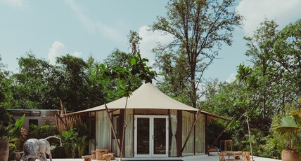 ELIVAAS Prive Bali Bay Kuta Canvas | Boho Style Glass Tent Room Type - ELIVAAS Prive Bali Bay Kuta Canvas | Boho Style Glass Tent