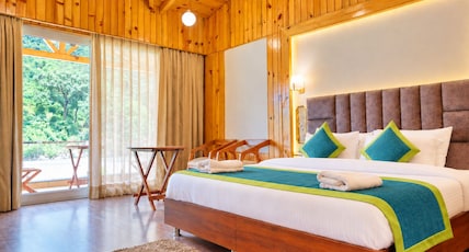 Qcent Woods Resort & Spa Rishikesh Room Type - Luxury Woods Cottage River view with Balcony Qcent Woods Resort & Spa Rishikesh Room Type - Luxury Woods Cottage River view with Balcony