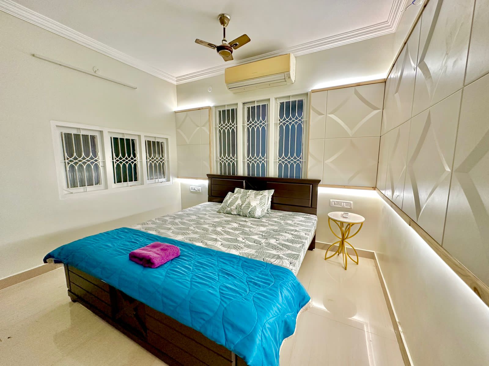 Classic Grey 3BHK Fully Furnished Home - Tap to explore photos