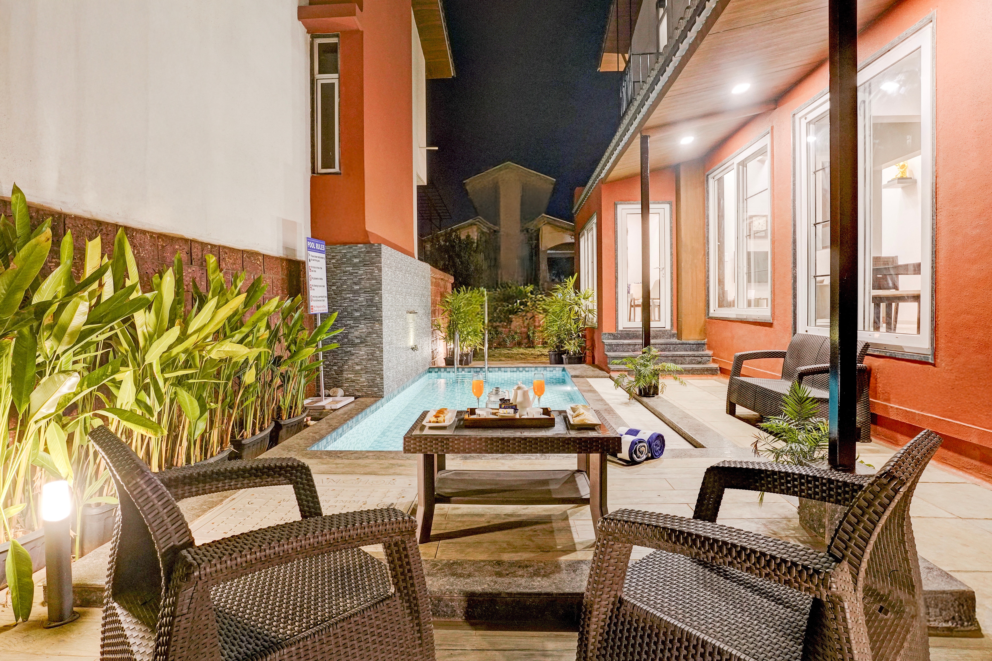 ELIVAAS Signature 3 BHK Aamy Villa with Pvt Pool & Garden - Tap to explore photos