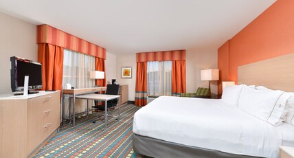 Holiday Inn Express Bernalillo Room Type - 1 King Communication Mobility Accessible Roll in Shower