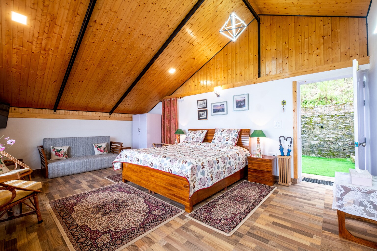 Rose Studio Cottage at Mashobra s Private Heritage - Tap to explore photos