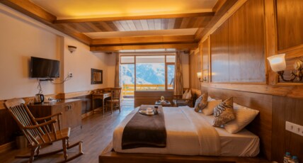 Vivaan - The Sun Rise Resort Room Type - Premium Room with private balcony and centrally heated (Snow Capped Mountains and whole Manali View) Vivaan - The Sun Rise Resort Room Type - Premium Room with private balcony and centrally heated (Snow Capped Mountains and whole Manali View)