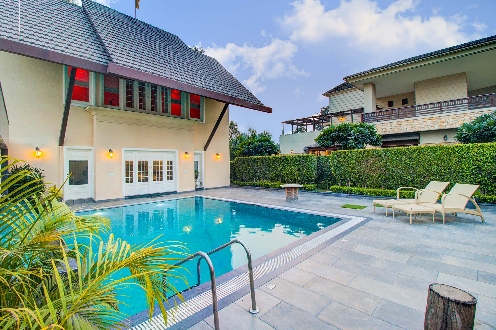 StayVista at Ekant Villa w/ Bonfire & Outdoor Pool - Tap to explore photos