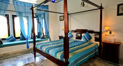 KAROHI HAVELI (200 years old heritage hotel) Room Type - Super Deluxe Room (Lake View)
