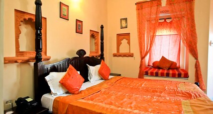 KAROHI HAVELI (200 years old heritage hotel) Room Type - Palace Suite